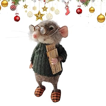 Amazon | ニードルフェルトのかわいいネズミ | 写真ハンドメイド