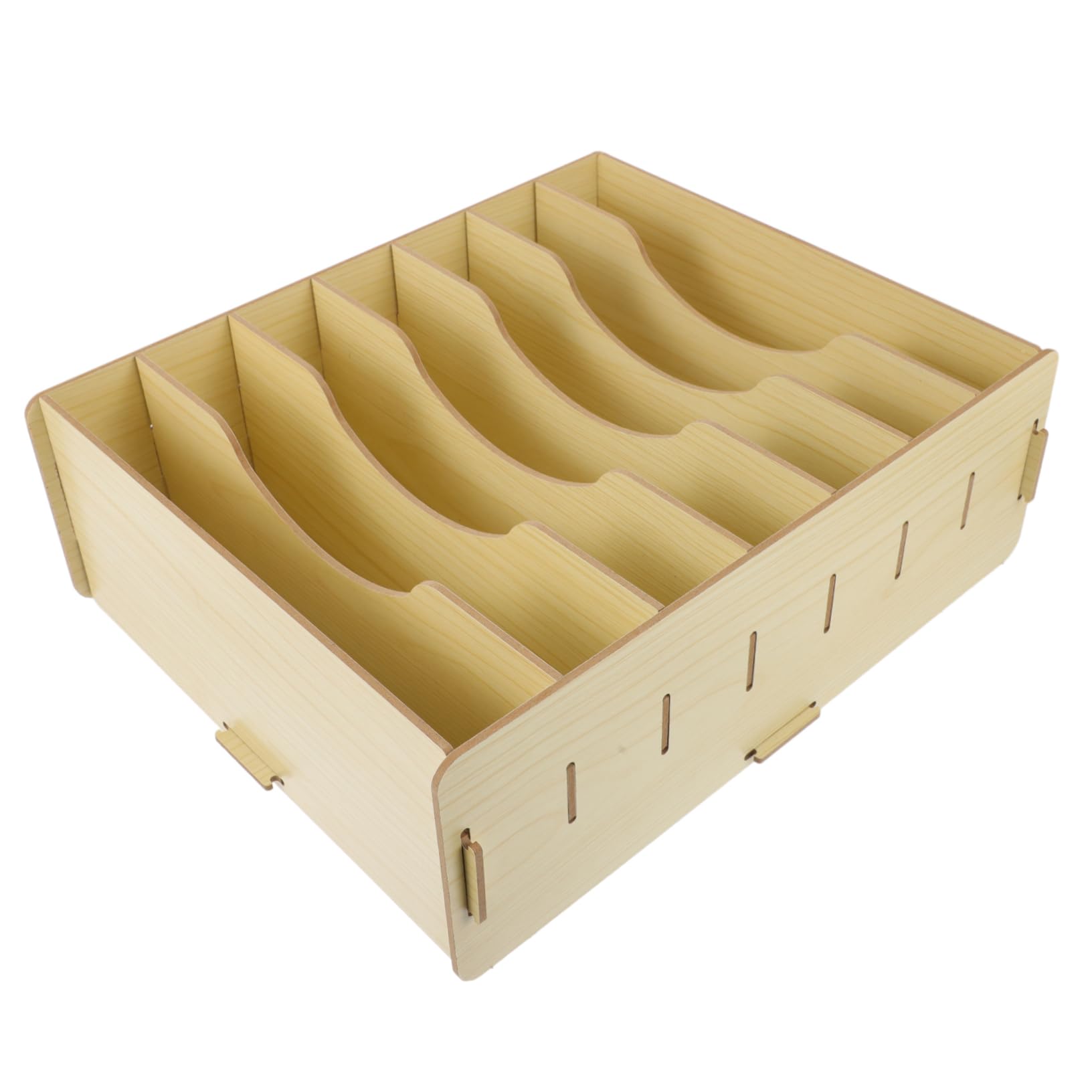 MAGICLULU Boîte De Rangement Multifonctionnelle En Bois Pour Bureau Pour Papeterie Et Plantes