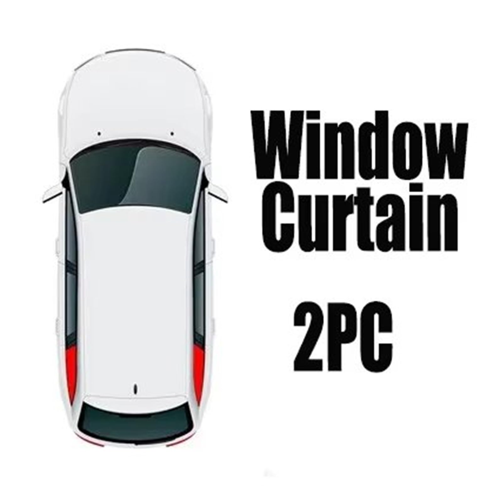 Kfz Outdoor Abdeckplane Für Vw Für Polo 6 Fließheck 17-24 Volle Abdeckung Privatsphäre Blind Vorhang Front Windschutzscheibe Fenster Autoscheiben Sonnenschutz(2PC Side Triangle)