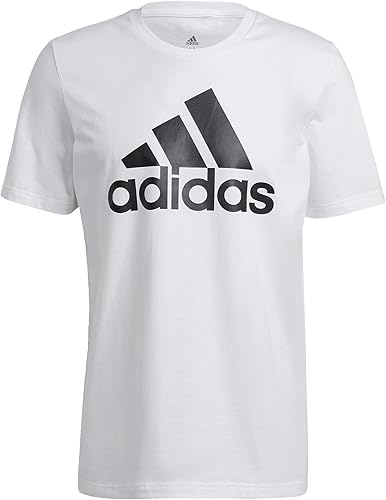 Miniatura 8 de adidas Camiseta Essentials Big Logo para hombre, color negro y blanco