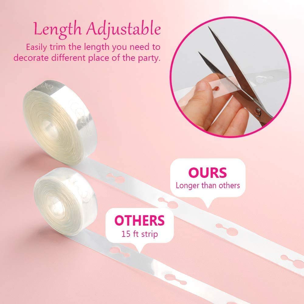 TOYXE Balloon Reusable Arch Strip and Glue Dots Tape Set of 2 Pcs each | Arch Making Accessories Gate - Image 7 thumbnail