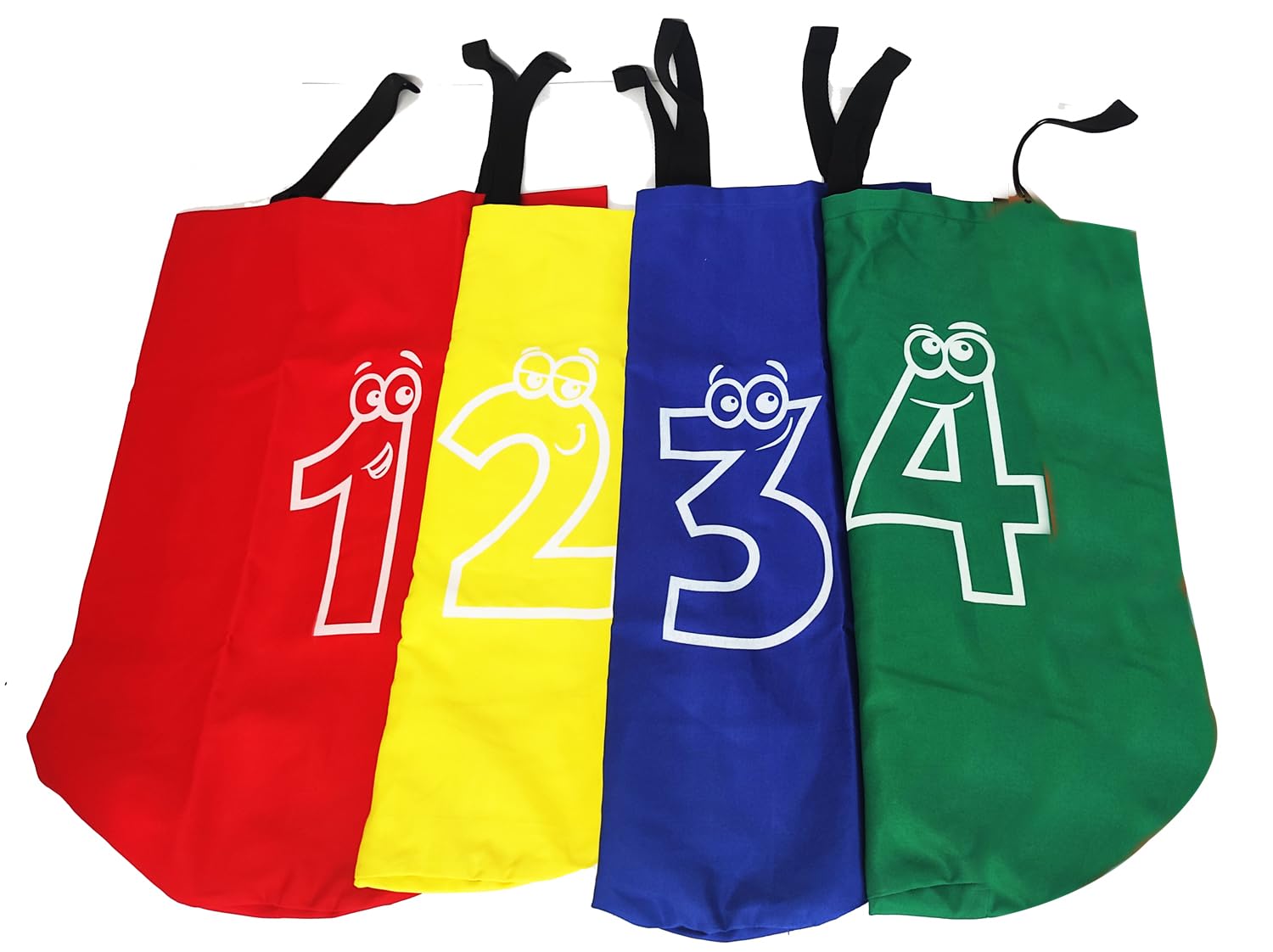 22YardsPro Kids Jumping Bag Sack Race 4pcs Set Party Family Outdoor Garden Games Sports Day UK