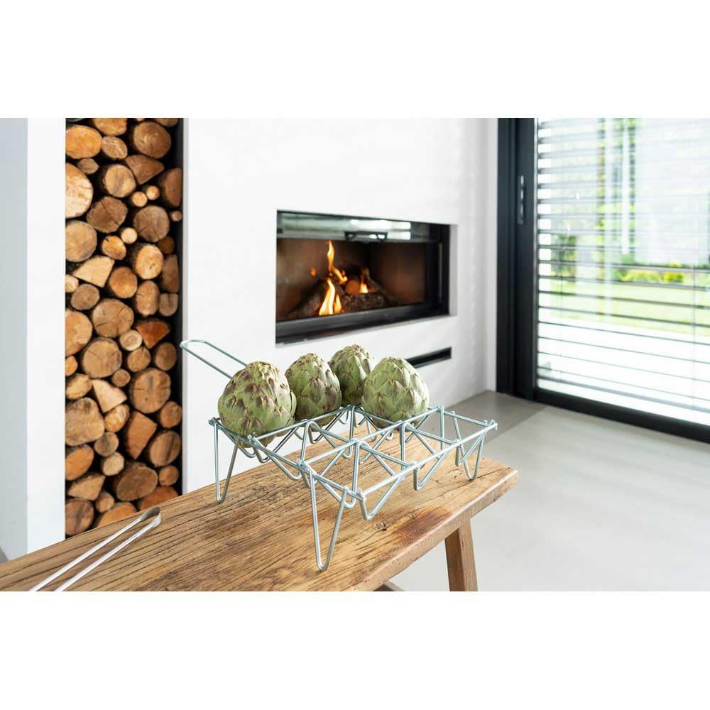 Sauvik Gemüse-Grillrost Für Artischocken & Mehr – 9 Mulden, 8,5 Cm Hohe Beine, Aus Stabilem Stahl