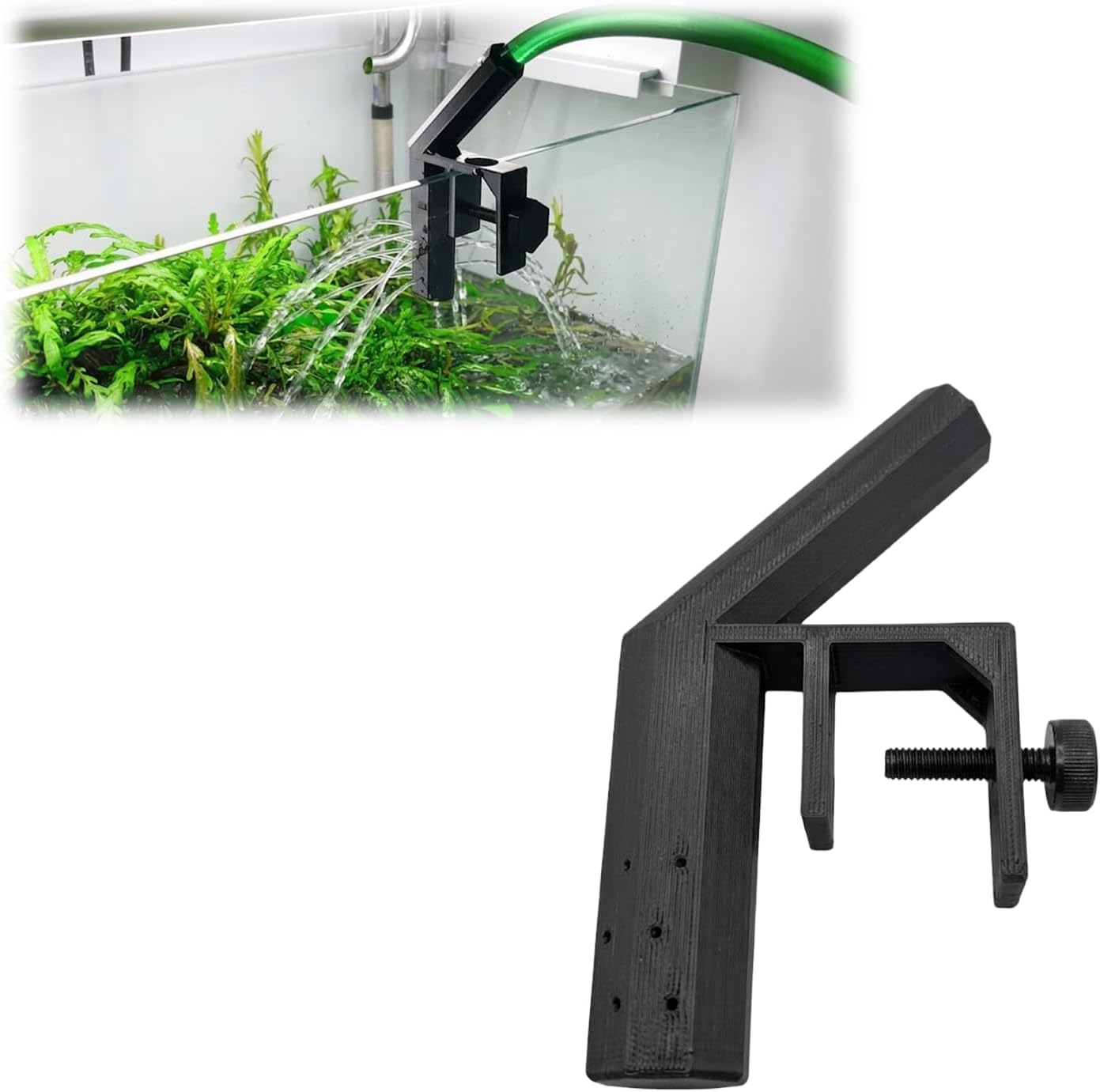 Aquarium Water Change Direct Diffusor,Water Flow Diffuser for Tank Water Changes, Universal Hose Adapter Aquarium Accessory for Gentle Water Exchange (M (12/16))