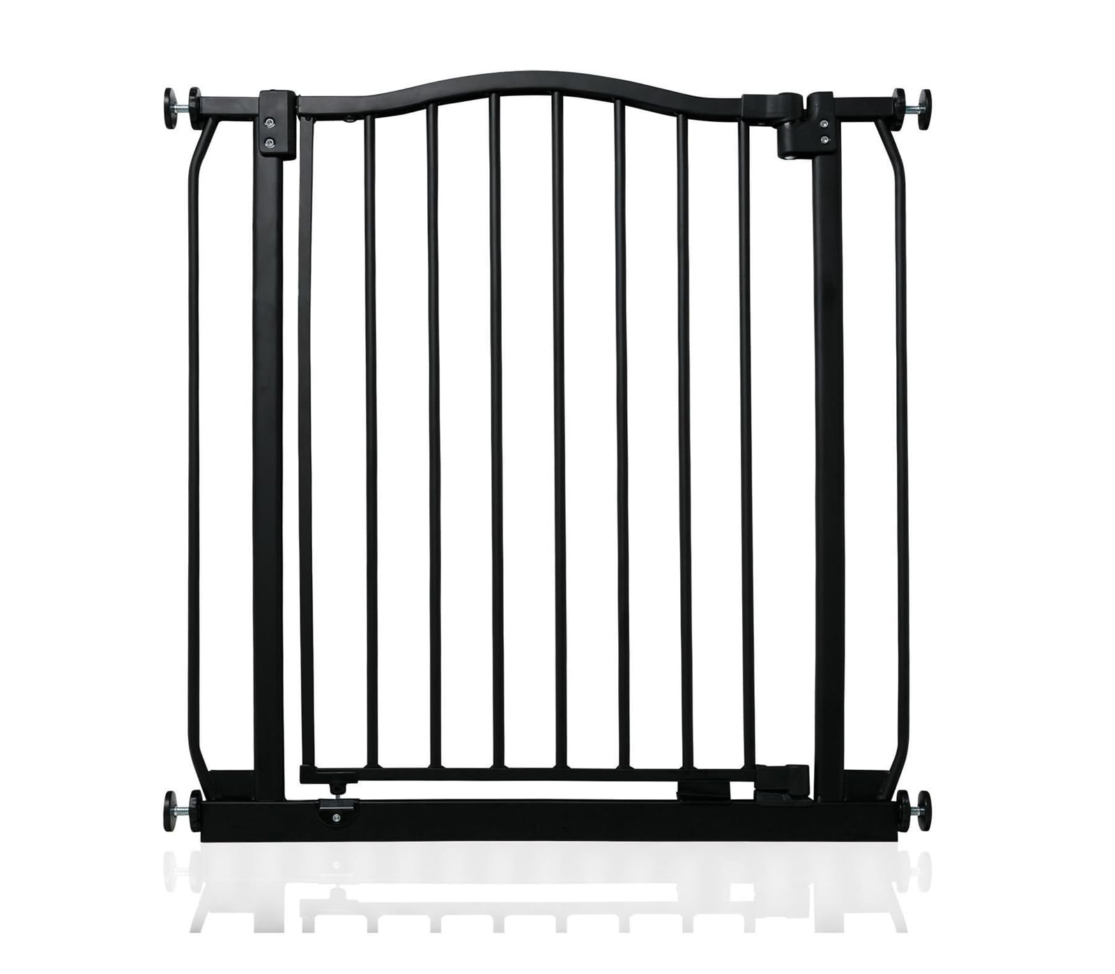 Safetots Curved Top Safety Gate, 71cm - 80cm, Matt White, Pressure Fit Stair Gate, Baby Gate for Doors Hallways and Spaces, Safety Barrier, Easy Installation — view 13