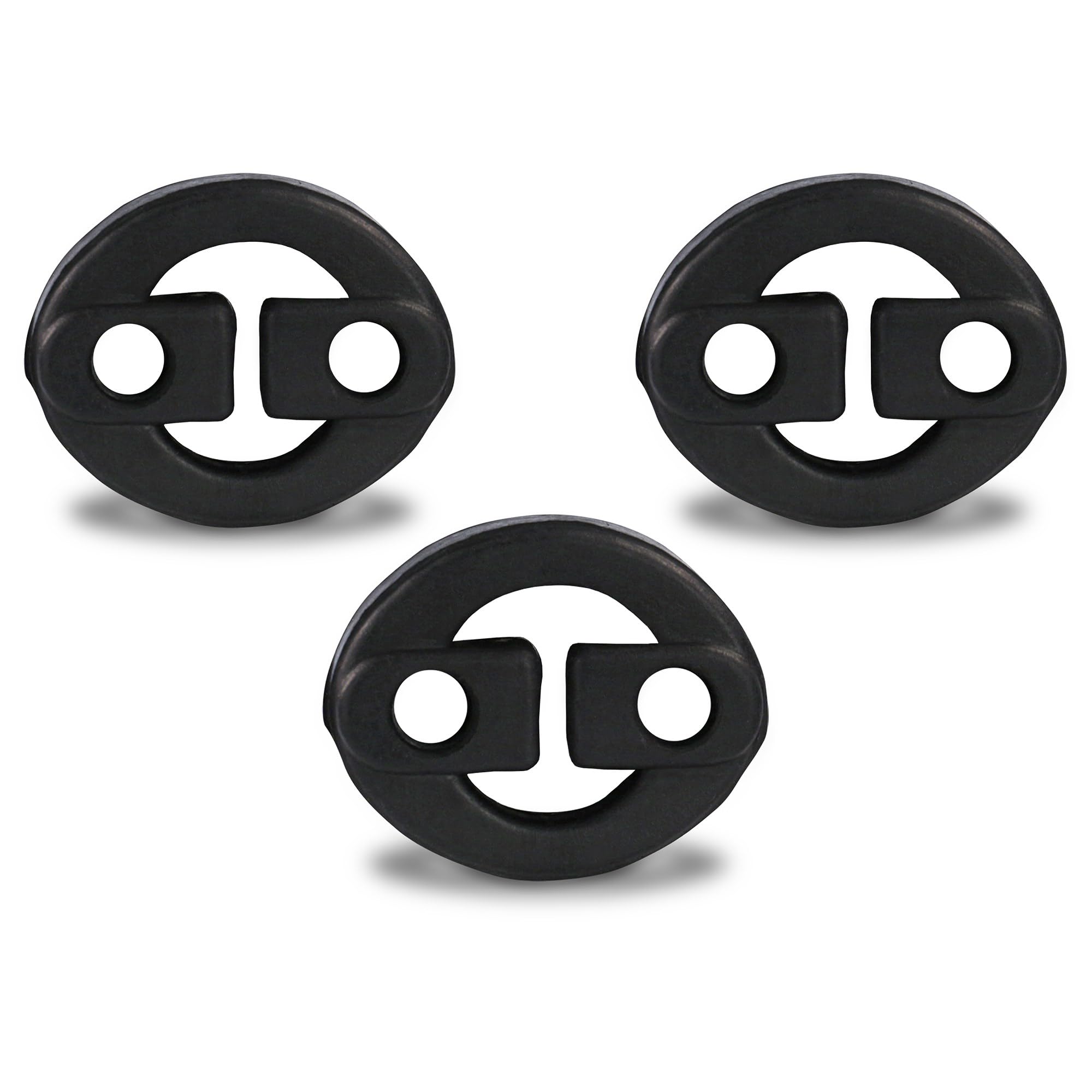 BESTPRICE Silencieux Set 1x silencieux arrière, 3x butoirs, 1x joint, 2x vis à tête hexagonale M10, 2x écrous hexagonaux M10 Compatible avec OPEL AGILA (B) (H08), SUZUKI SPLASH (EX)