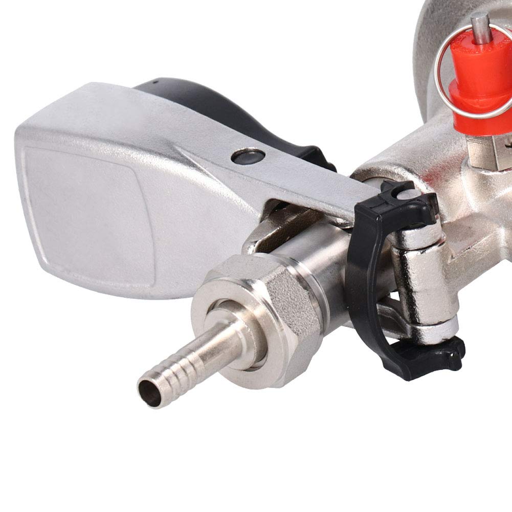 Acoplador de Barril SANKEY G5/8, Conector de Cerveza Keg, Distribuidor de Acero Inoxidable con Válvula