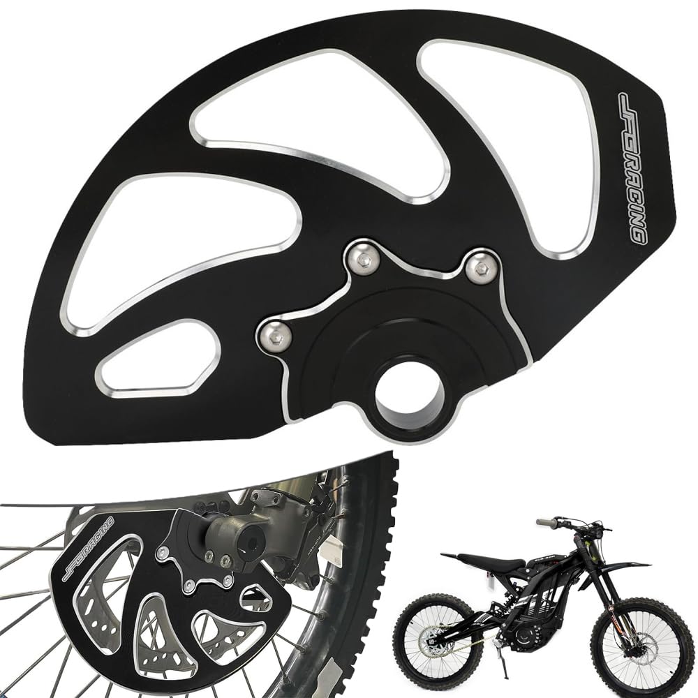 Protector de disco delantero para motocicleta Sur Ron Light Bee S/X Segway X160/X260 Talaria Sting-Black