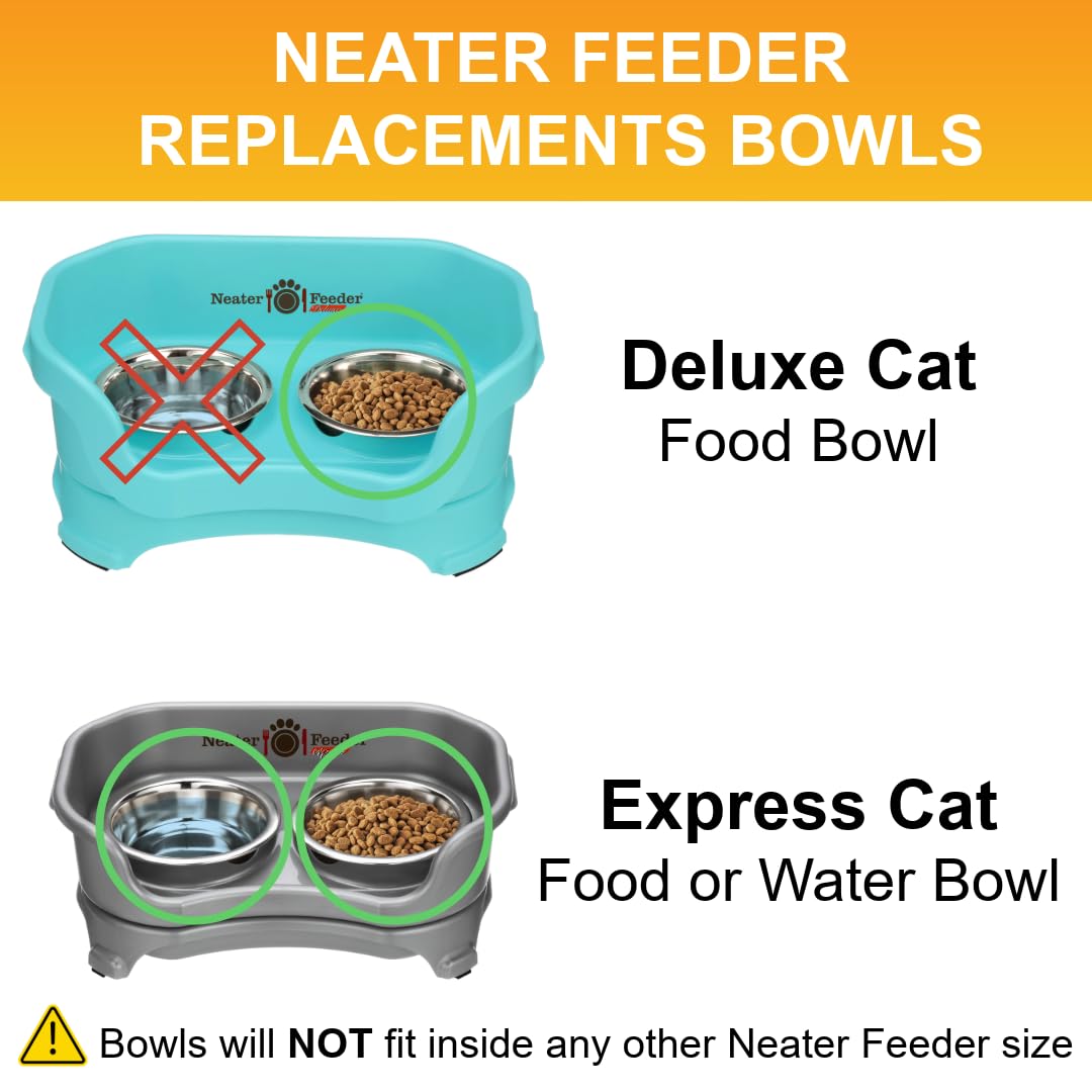 Pet Supplies : Neater Pet Brands 1 Cup (8 oz.) Shallow Stainless