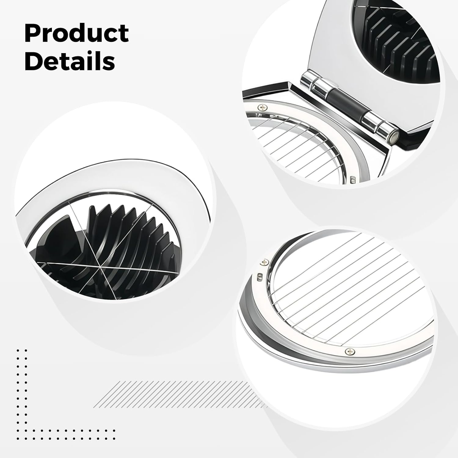 2-In-1 Egg Slicer Tool 2 Pcs, For Hard Boiled Eggs, Shell Remover With Wire Stainless Steel, For Cooking Egg Slicer, Base Abs, Cutting 2 Modes For Slices 6 Or 10