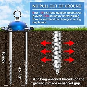 Dog-Tie-Out-Cable-and-Stake-for-Camping360Swivel-Dog-Run-No-Tanglewith-30FT-Heavy-Duty-CableDog-Runner-for-Yard-Rust-Proof-Can-Hold-2-Dogs-Up-to-150LBSIdeal-for-Outdoor-Camping - Cucciolini Doodles   Dog-Tie-Out-Cable-and-Stake-for-Camping360Swivel-Dog-Run-No-Tanglewith-30FT-Heavy-Duty-CableDog-Runner-for-Yard-Rust-Proof-Can-Hold-2-Dogs-Up-to-150LBSIdeal-for-Outdoor-Camping