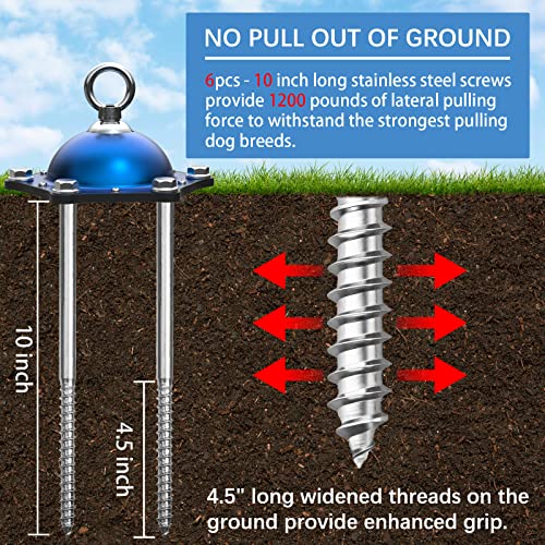 Dog-Tie-Out-Cable-and-Stake-for-Camping360Swivel-Dog-Run-No-Tanglewith-30FT-Heavy-Duty-CableDog-Runner-for-Yard-Rust-Proof-Can-Hold-2-Dogs-Up-to-150LBSIdeal-for-Outdoor-Camping - Cucciolini Doodles   Dog-Tie-Out-Cable-and-Stake-for-Camping360Swivel-Dog-Run-No-Tanglewith-30FT-Heavy-Duty-CableDog-Runner-for-Yard-Rust-Proof-Can-Hold-2-Dogs-Up-to-150LBSIdeal-for-Outdoor-Camping