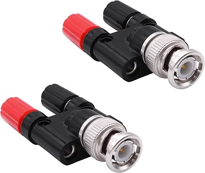 BNC Male Banana Plug Adapter 2pcs