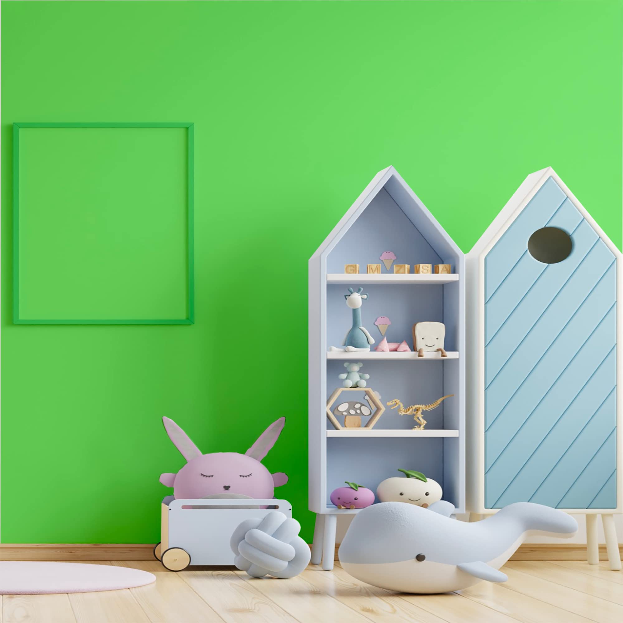 BOX DECO COULEURS Pittura murale naturale ecologica per interni aspetto opaco Natura - 2,5 L, Verde Pistacchio