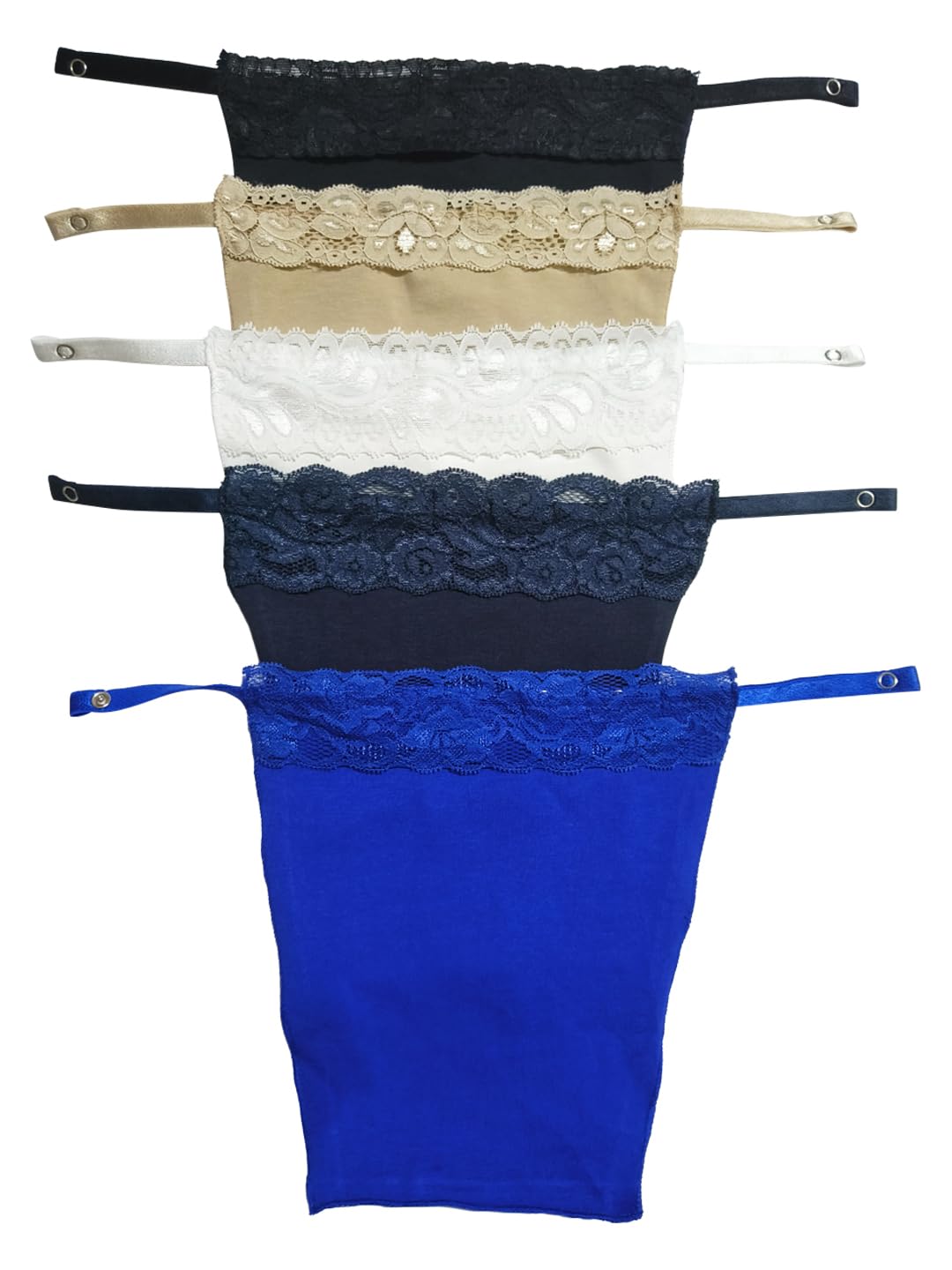 finesse miracle cami Finesse Deep Neck Cleavage Cover Mock Camisoles 5 Pack-picture-36