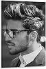 Barber Store Haircut Posters Men's Haircut Guide Poster Hair Salon Decoration 5 Canvas Painting Posters And Prints Wall Art Pictures for Living Room Bedroom Decor 24x36inch60x90cm