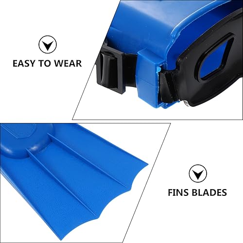 Miniatura 2 de Adult Short Rubber Water Flippers Lightweight Swimming Flippers for Training Snorkeling and Diving with Ergonomic Foot Protection Easy Fit for