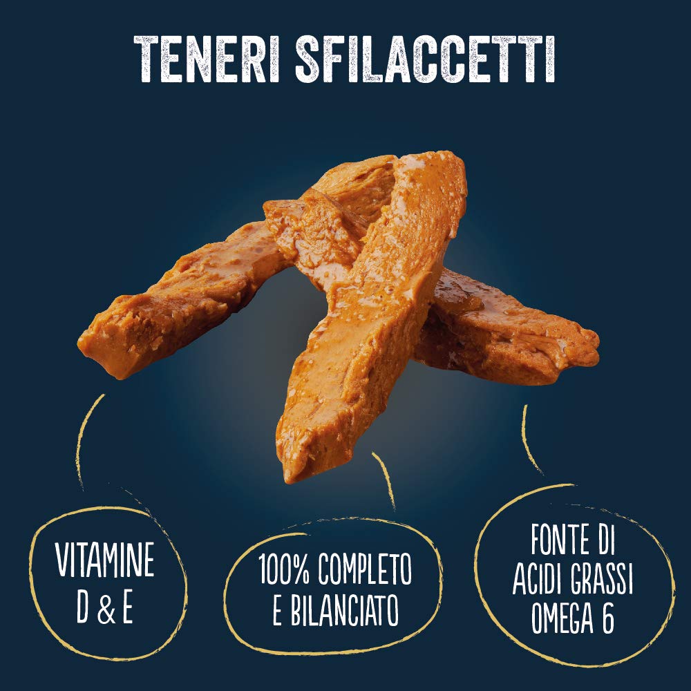 Felix Rustic Fish Selection Wilgotny Kot z tuńczykiem, Łosoś - 48 kopert 80 g Każda (12 opakowań 4 x 80 g) - 4460 g