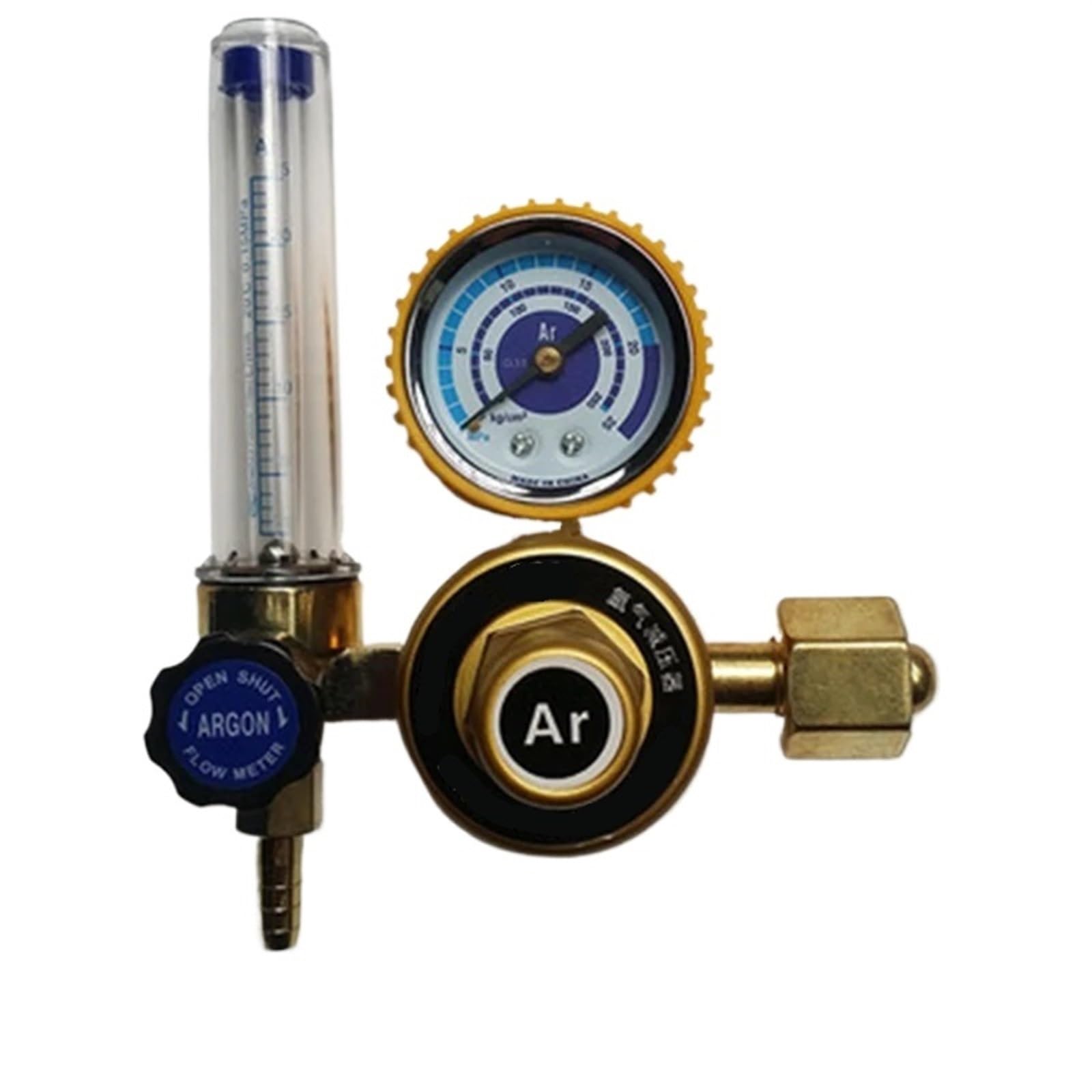 G5/8'' Argon Pressure Regulator with Pressure Gauge for High-Precision Control