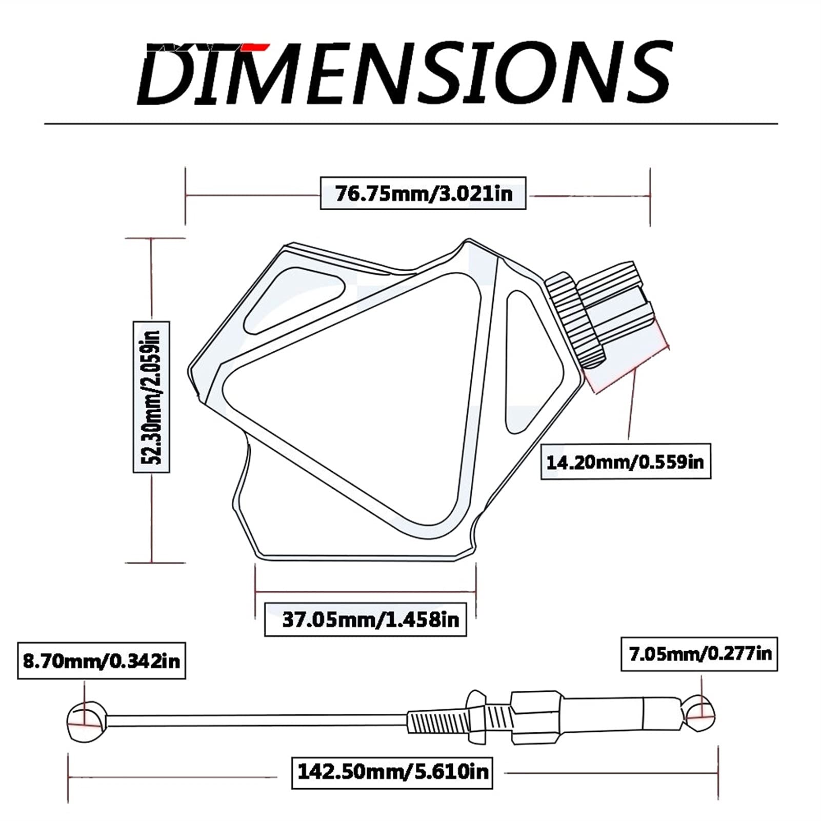 Aluminium Dirt Pit Bike Moto Moto Cascadeur Levier d'embrayage Système Câble Traction Facile pour Honda XR230 Motard 2005 2006 2007 2008 2009 2010 2011 2012 (Color : G)