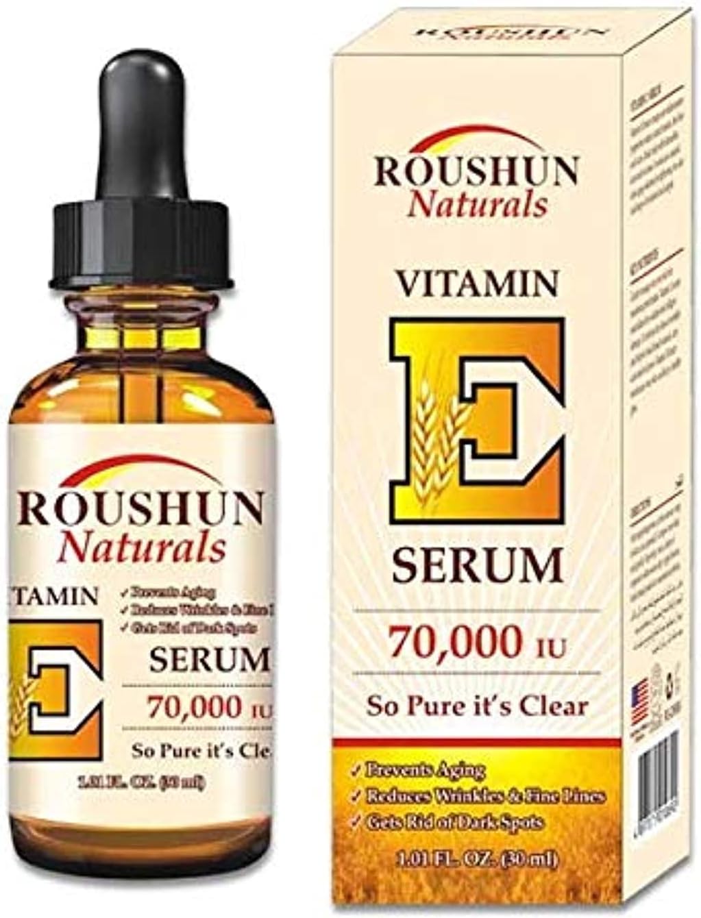 ROUSHUN Vitamin E Serum - 1oz