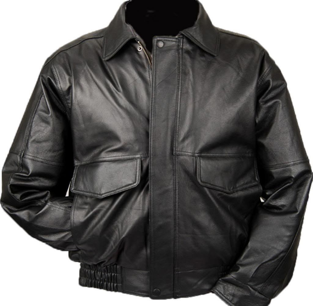 Burk's Bay Men's Napa Leather Flight Jacket