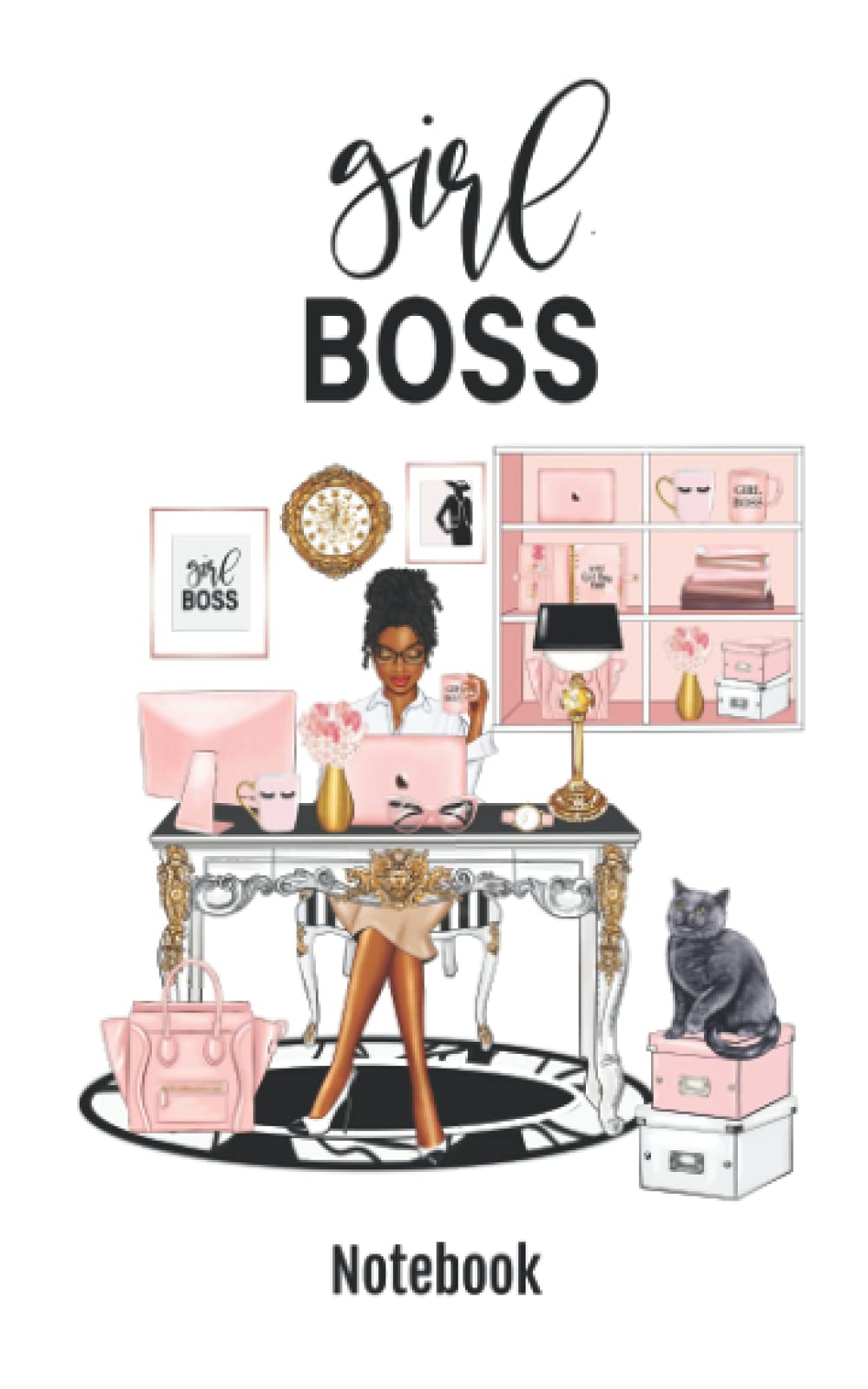 Girl Boss Notebook Journal: Cute lined journal, notebook