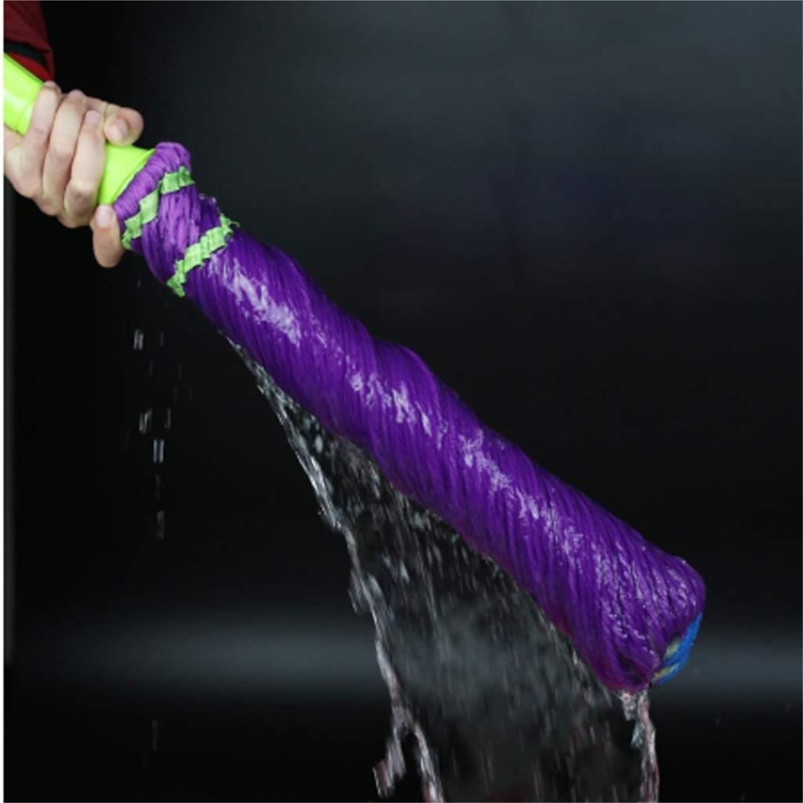 Fregona Fregona Autoexprimible con Mango Extendido Giratoria Giro Automático Exprimible Lavado Manos Libres Limpieza Suelo