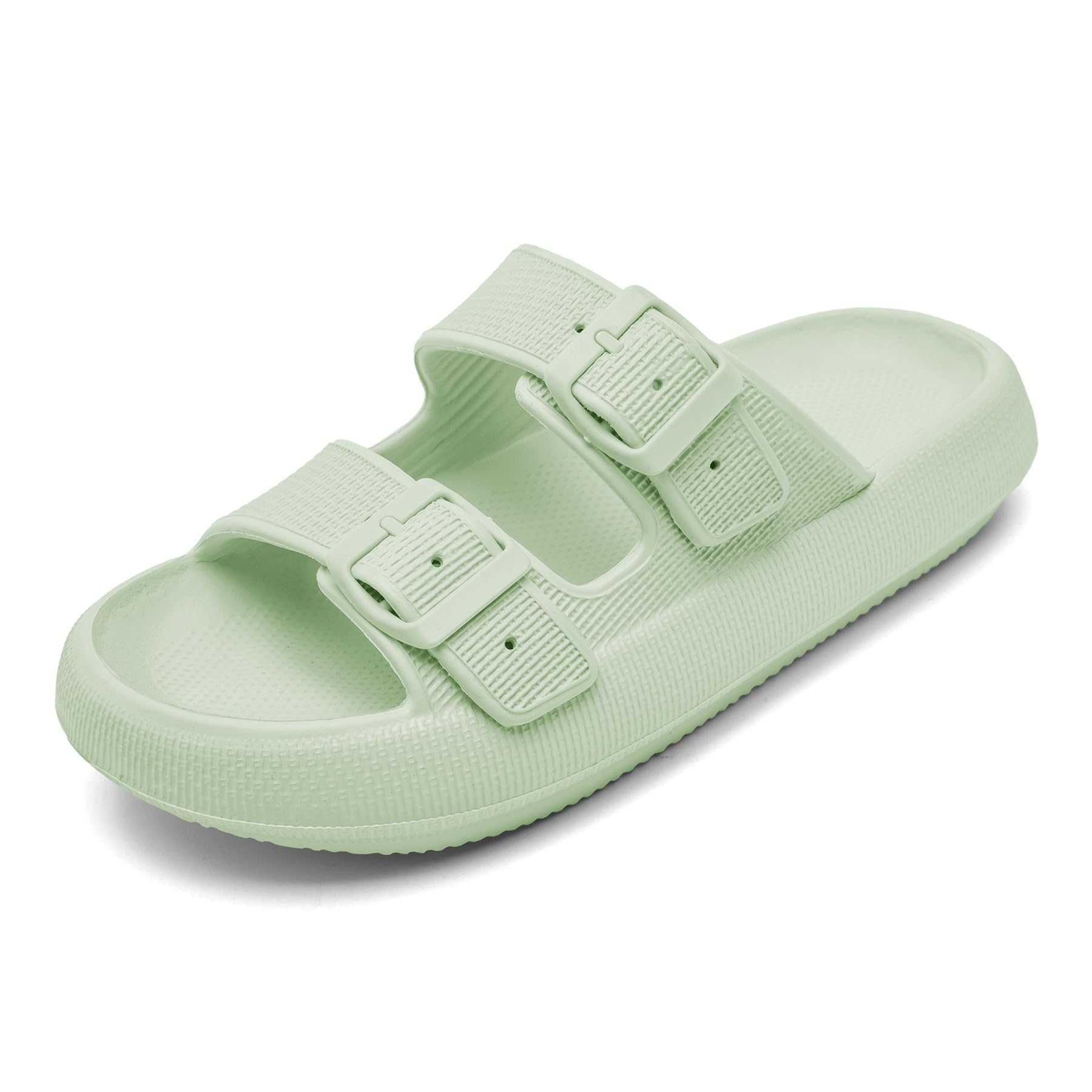 Waysoland Cozyslides Original Damen Herren,Wolkenschuhe Damen Sandalen mit Verstellbaren Schnallen Rutschfest Schnell Trocknend Super Bequeme Dicke Sohle Airfoot