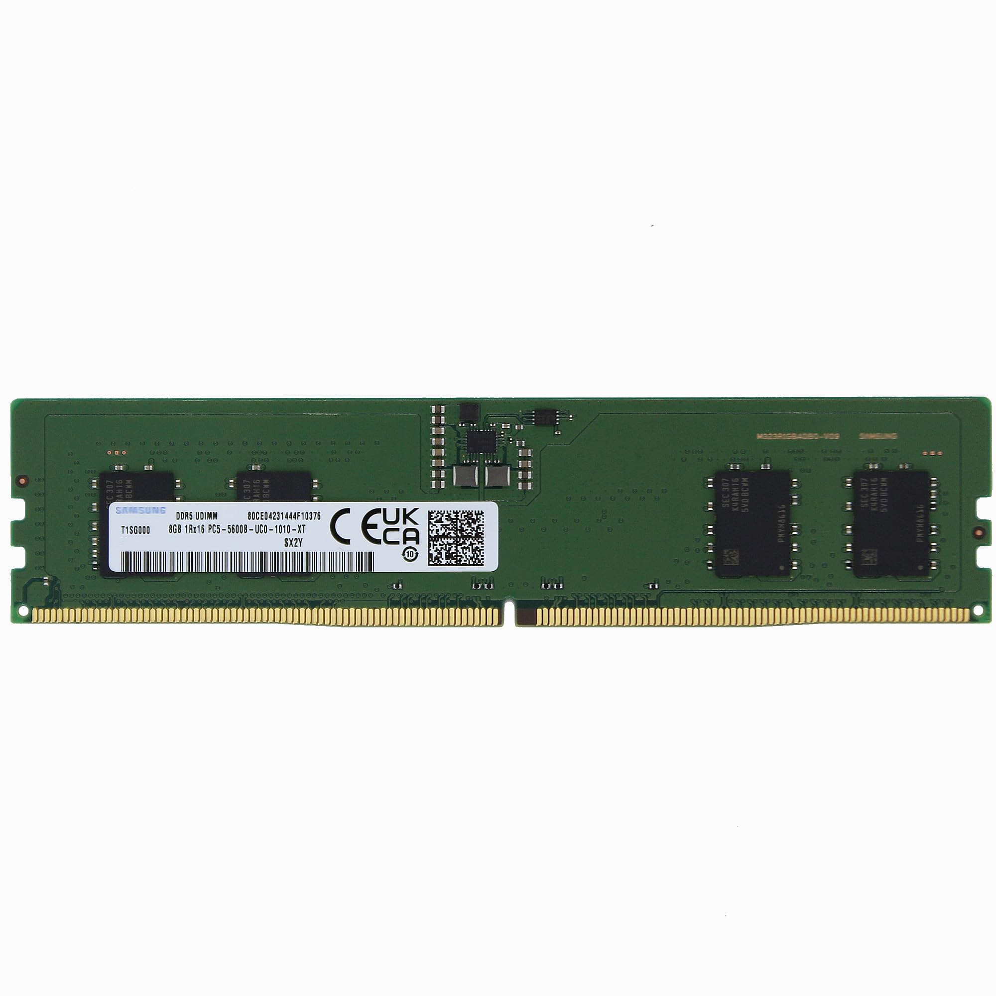 Samsung 8GB (1x8GB) DDR5 5600MHz PC5-44800 CL46 UDIMM 1Rx16 Single