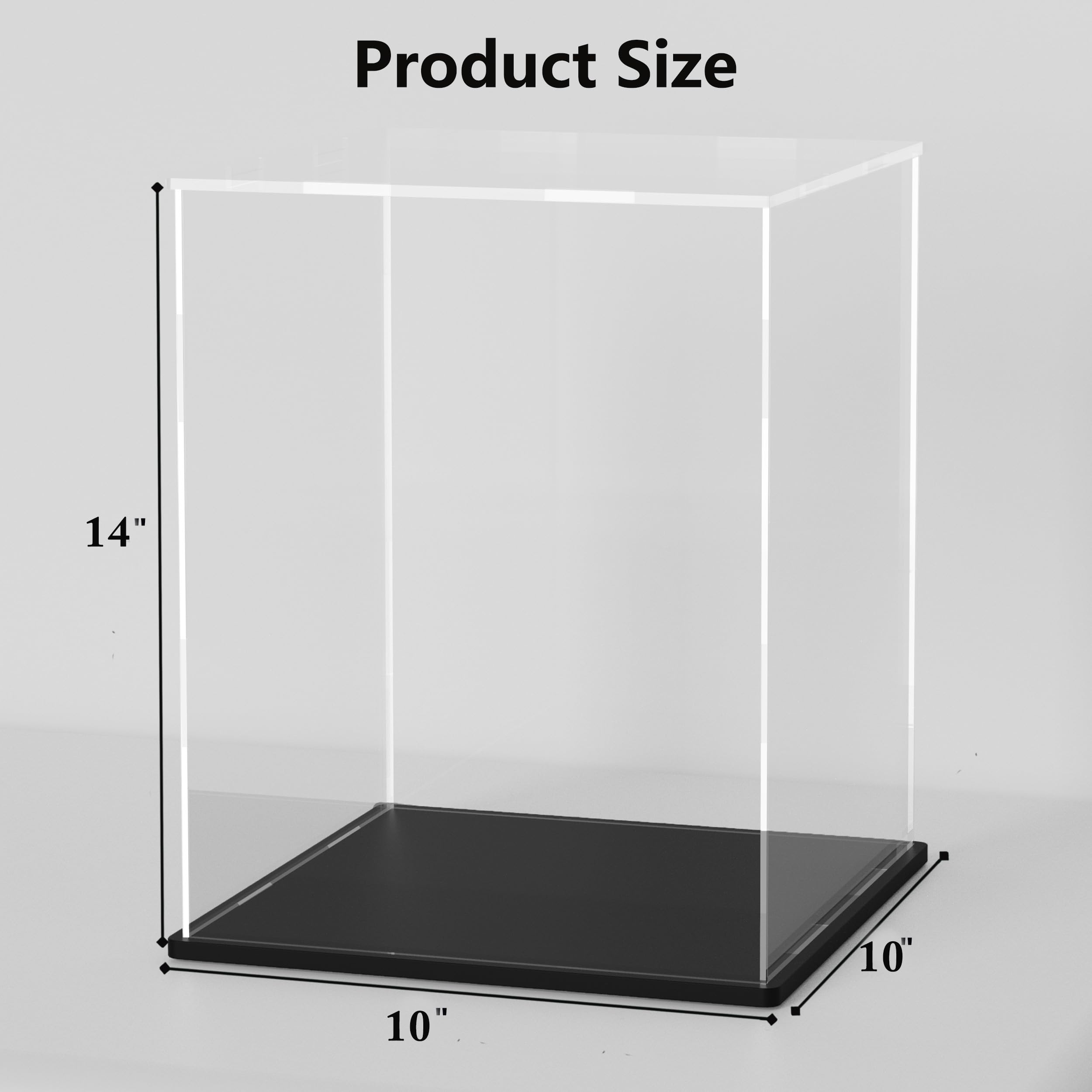 ジン君ティーンケース Amazon.com: SVENJBB Acrylic Display Case, 10x10x14 Inch Cube