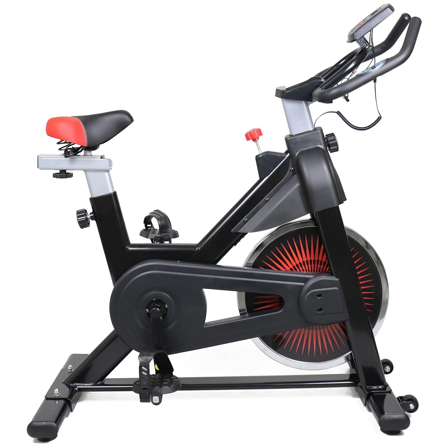 Kobo Heavy-Duty Spin Bike with 10KG Flywheel | 120 KG Max User Weight | Silent Belt Drive Indoor Cycle | Adjustable Resistance & LCD Display | Home Cardio Fitness Workout Bike-image-34