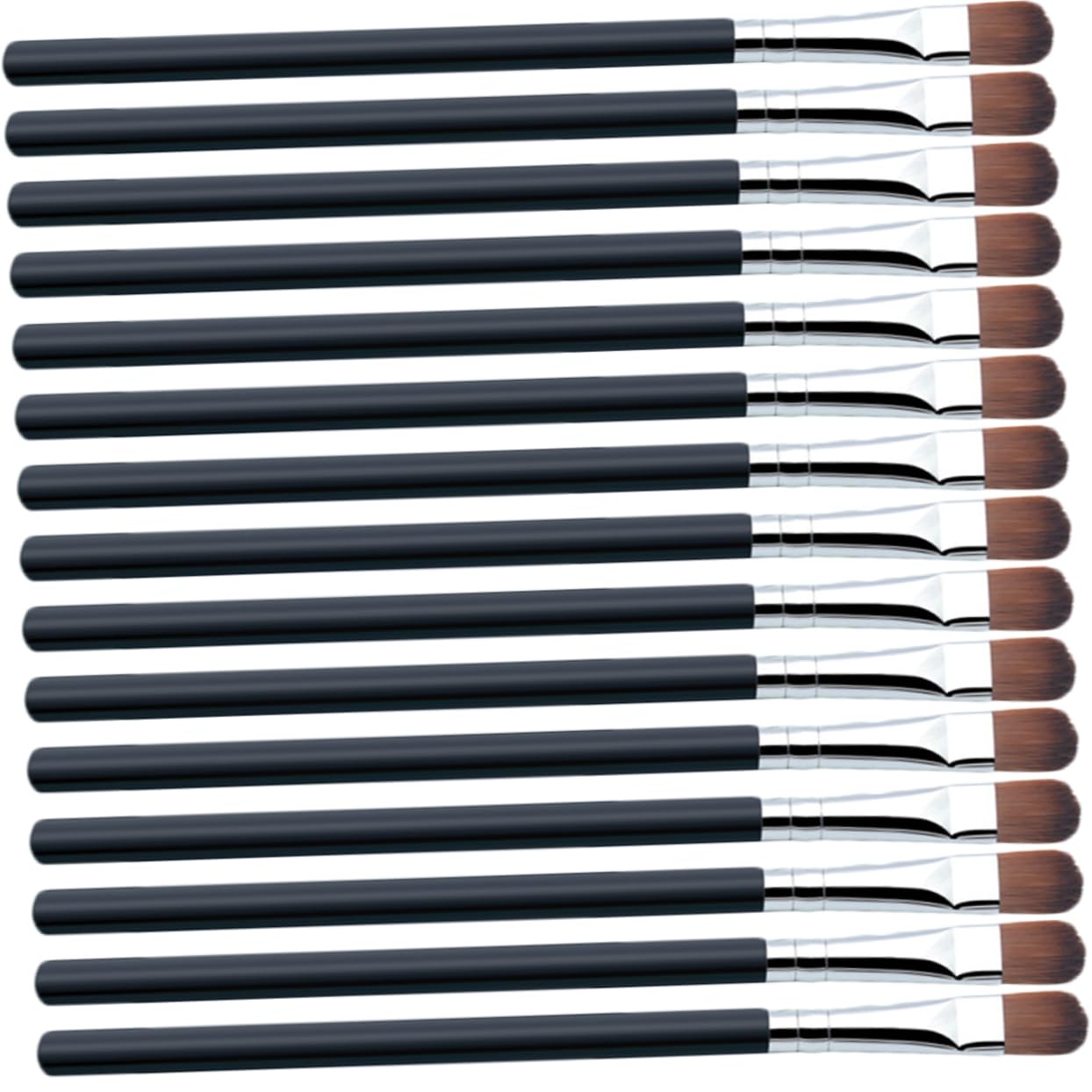 100pezzi Pennello per Ombretto da Donna Strumento per Trucco degli Occhi Cosmetico per Sfumare Realizzato Materiali Resistenti Facile da Portare in Borsa