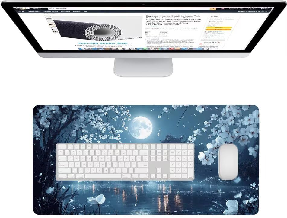 Tapis souris XXL 1200x600 antidérapant pour protéger le bureau et la souris