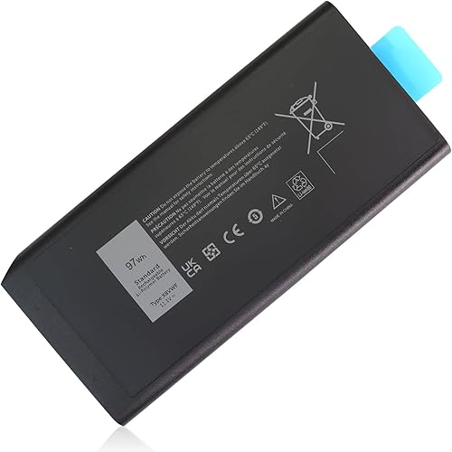 ZAYAUPVL 97Wh X8VWF Batería para Dell Latitude 14 Rugged 5404 5414 E5404 Extreme 7404 7414 E7404 Series P45G P46G P46G001 P46G002, repuesto DKNKD