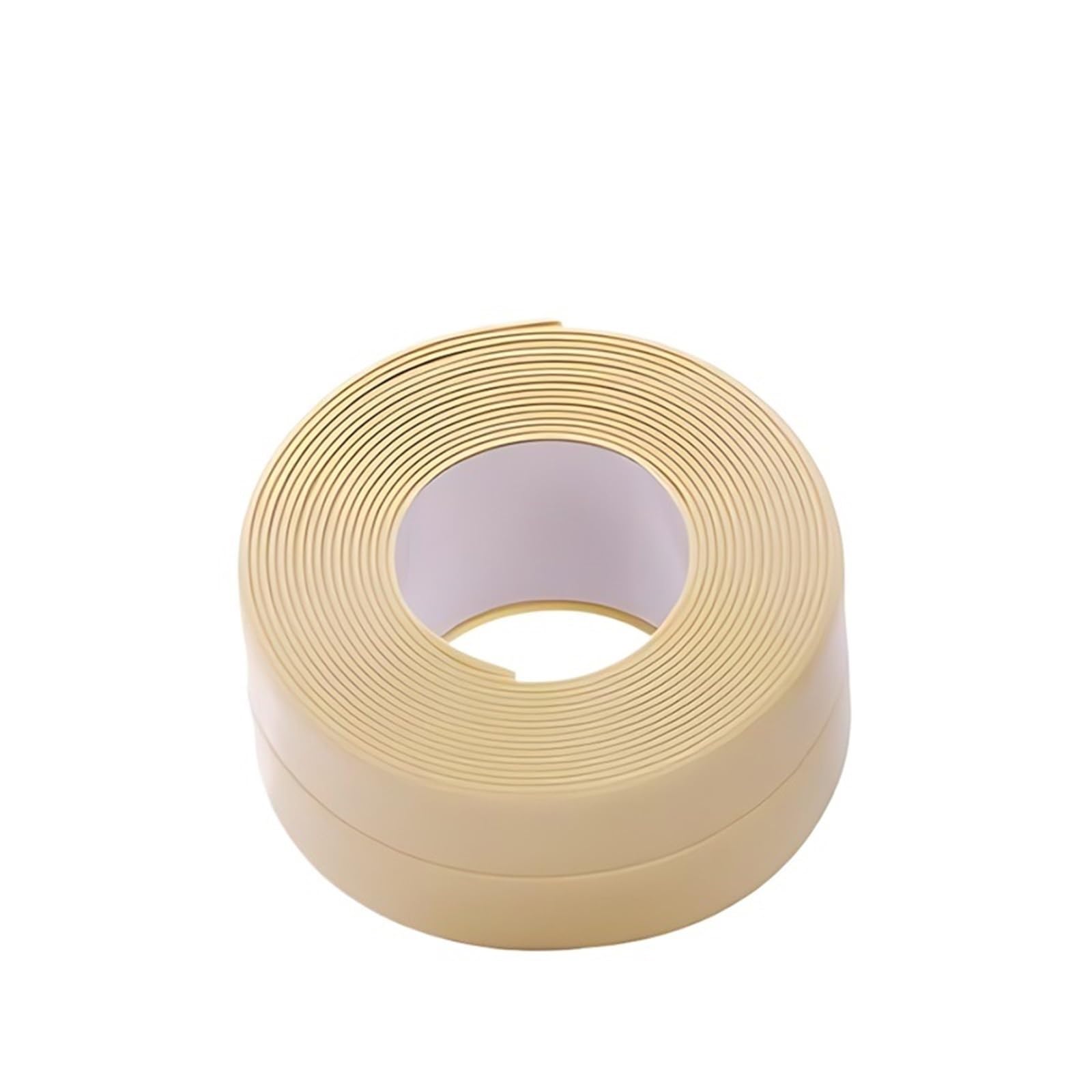 Nastro sigillante, 2 Rotoli di Nastro Adesivo da Parete for Bagno, Larghezza 3,8 cm, Dimensioni L, Nastri sigillanti autoadesivi(Yellow)