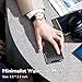 Minimalist Wallet for Men, ARW Metal Money Clip Wallet, RFID Blocking Aluminum Slim Cash Credit Card Holder (Carbon Fiber)