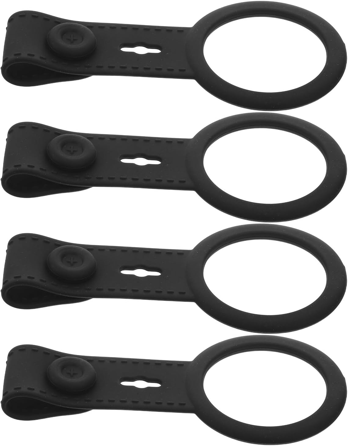 4Pcs Silicone Wall Mounted Towel Racks, No Drilling Heavy Duty Flexible Fit