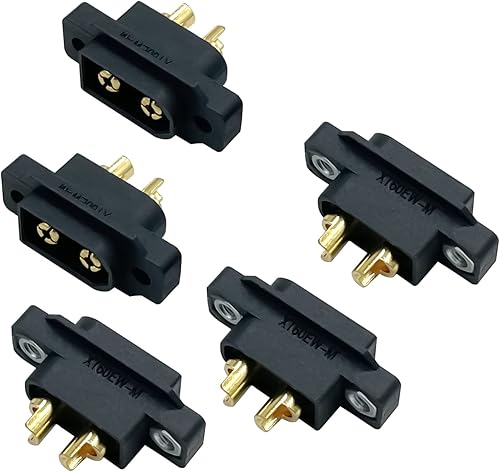 Miniatura 5 de 5 pares Amass XT60EW-M XT60W-F montable XT60E macho hembra conector enchufe para RC Drone aviones FPV Racing Drone