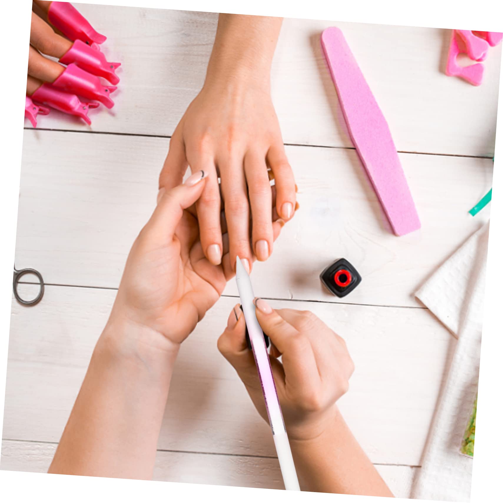 FRCOLOR 15 Stk Nagelfeile Mit Doppelkopf Nail Art Pen Nagelhautentferner Trimmer Nagelfeile Aus Kristall Nagelpufferfeile Nagellackfeile Nagelfeile Nagelhautschieber Glas Schleifstange