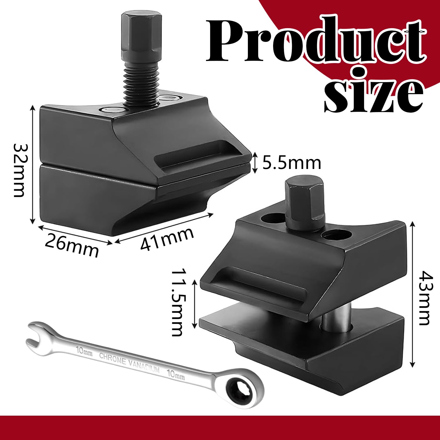 Sospensione Strut Split, Divaricatore Diviso, Divaricatore Sospensione, Strumento per Divaricatore Puntone, Divaricatore di Razzo di Sterzo, Spargitore per ammortizzatore, per Auto e Veicoli a Motore