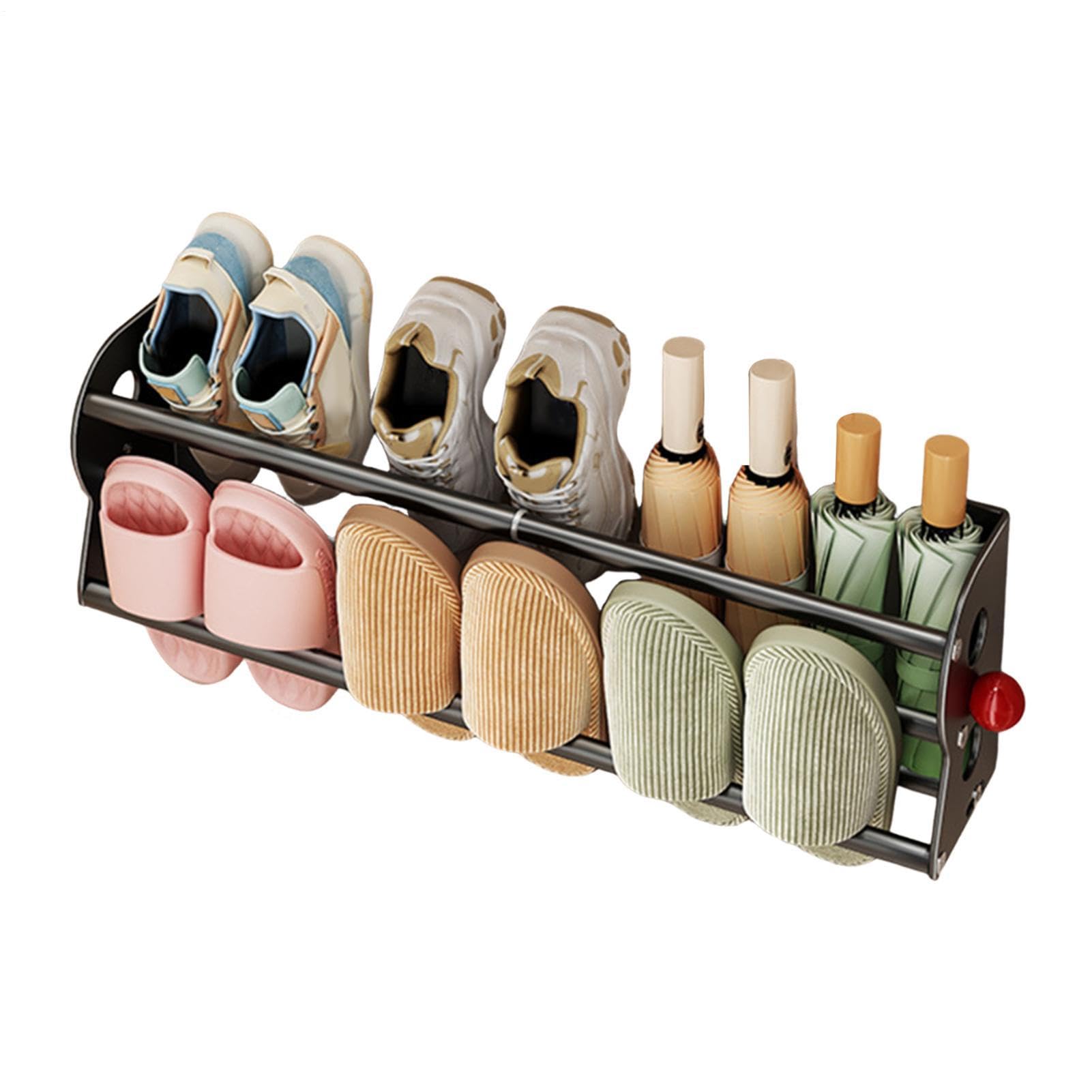 Scarpiera da parete, senza trapano, magnetica, , organizer a 2