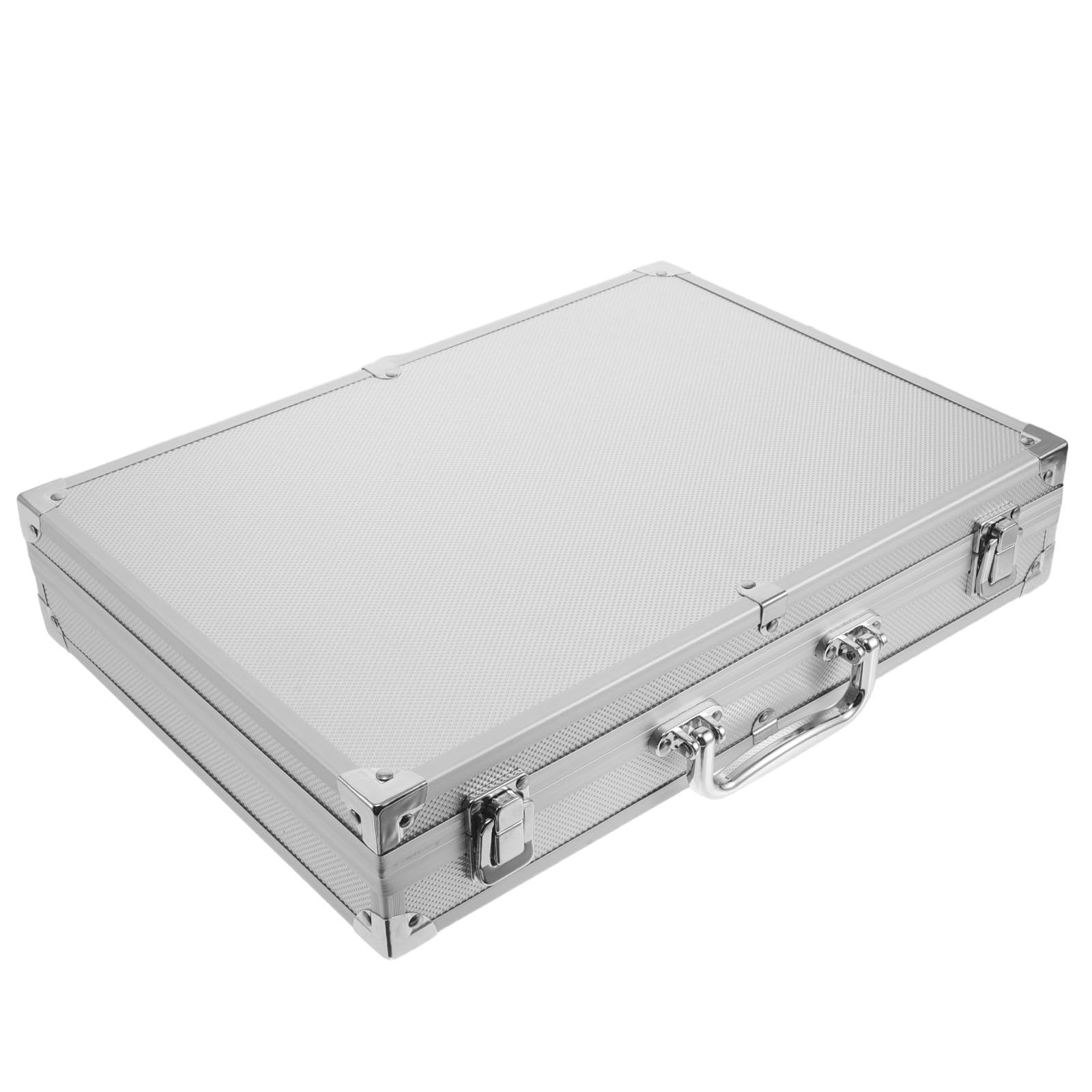 BESPORTBLE Caja Organizadora para Relojes de 18 Espacios Aleación de Aluminio, Superficie Mate y Cierre Seguro, Adecuado para Coleccionistas y Uso Diario
