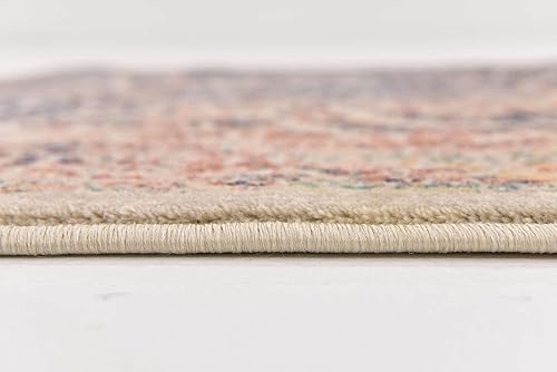 Miniatura 10 de Unique Loom Oslo Collection - Alfombra de corredor beige tradicional botánica envejecida sobre teñida (3 pies x 13 pies)