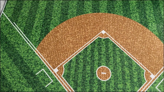 Tapete de béisbol 3'x5' para dormitorio antideslizante miniatura 7