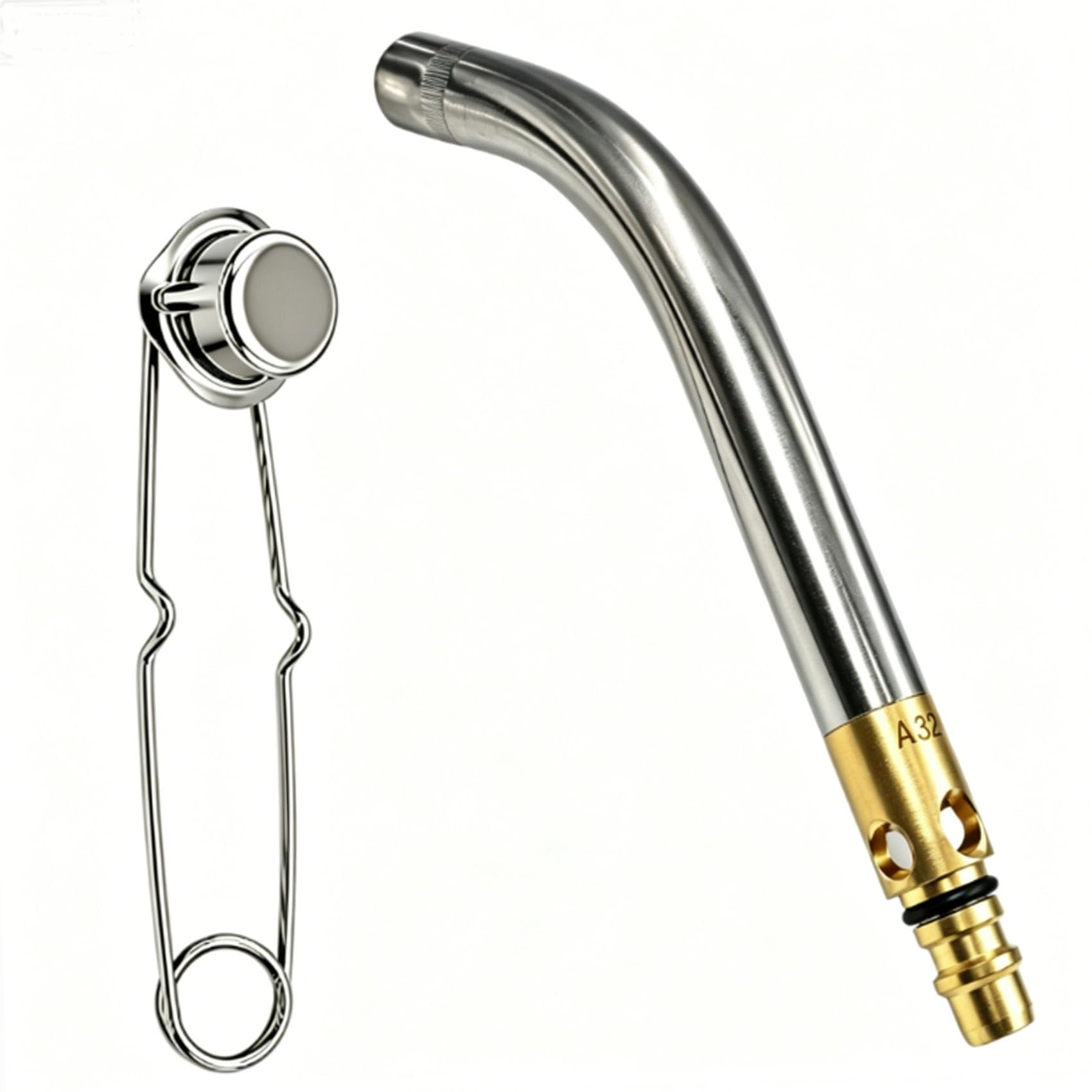 0386-0106 A-32 Punta de soplete de acetileno de aire de 3/4 pulgadas para mangos de linterna G-4 o PLF-A5, soldadura suave de 4 a 6 pulgadas, soldadura plateada de 1-1/2 a 4 pulgadas, iluminación