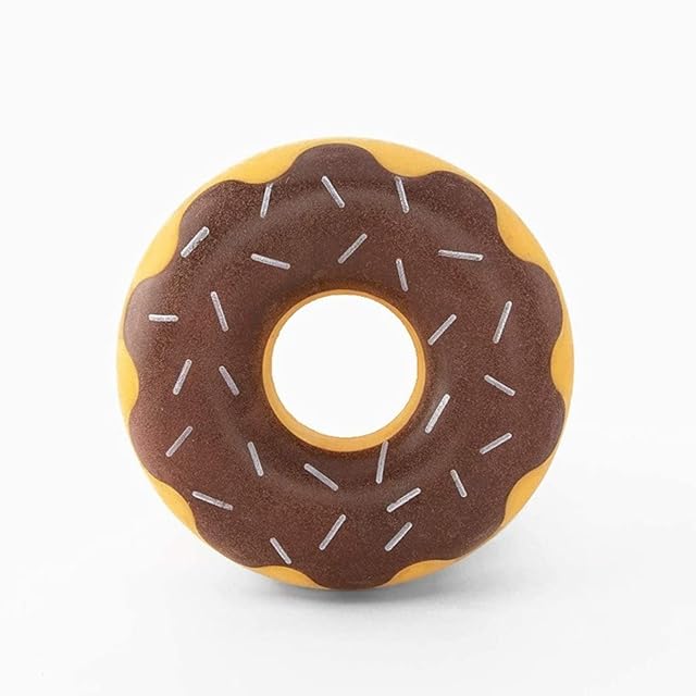 ZippyPaws - ZippyTuff Donutz - Chocolate - Dog - Toy for Medium Breeds