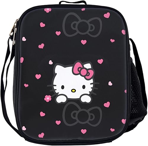 Miniatura 3 de Dreuingb Linda mochila de 3 piezas con lonchera aislada reutilizable y estuche para lápices, mochilas de gran capacidad de 17 pulgadas para