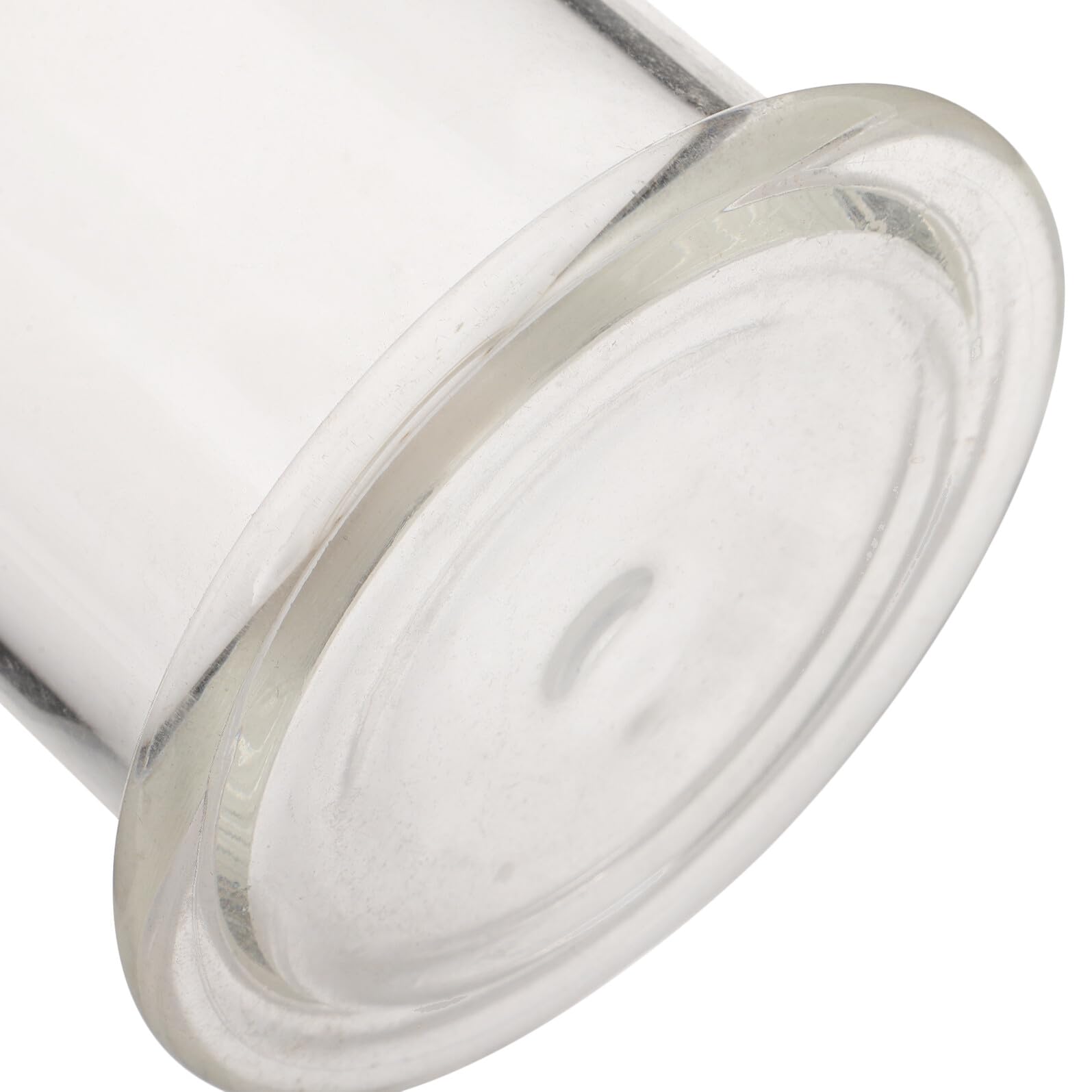 Provetta in vetro borosilicato, 75 x 120 mm, con coperchio, a parete spessa, a prova di perdite, contenitore per campioni di laboratorio, per preparati chimici e applicazioni sperimentali