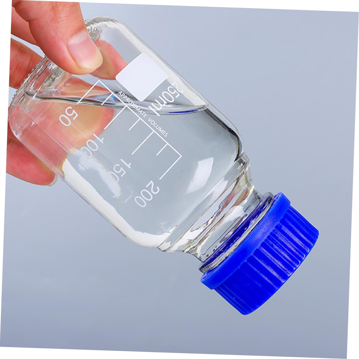 ERINGOGO Boccette in Vetro da Laboratorio 250ml, Bottiglia Graduata per Campionamento e Misurazioni Precise, 2 Pezzi per Industria e Laboratorio